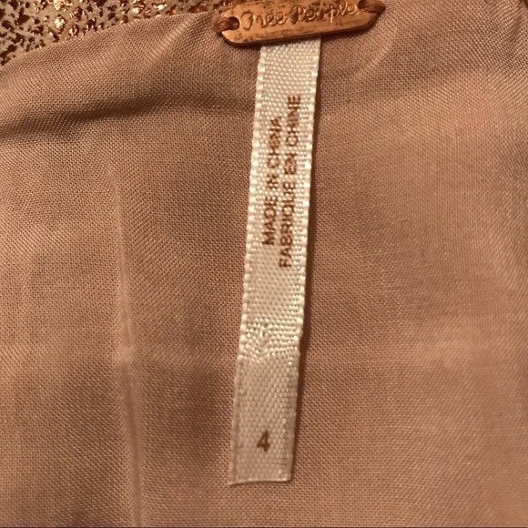 RARE Retro Free People Mini Skirt Size 4 - Picture 5 of 7